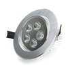 Downlight LED 5W Circular Metalizado Empotrado Techo