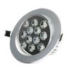 Downlight LED 12W Circular Metalizado Empotrado Techo